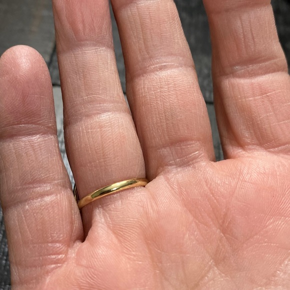 NWOT Size 7.25 Gold Tone Feather Leaf Ring! - Picture 4 of 5